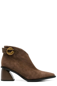 Sergio Moretti Buckle Ankle Boots