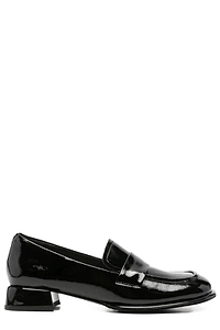 Sergio Moretti Patent Block Heel Loafers