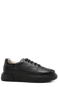 Sergio Moretti Platform Brogue Low-Top Sneakers