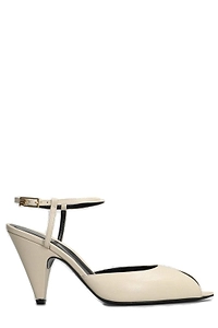 Sergio Rossi Beak Peep Toe Sandals
