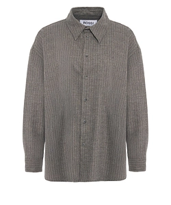 Sergio Rossi Long Sleeve Buttoned Shirt Jacket