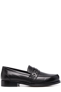 Sergio Rossi Round Toe Slip-On Loafers