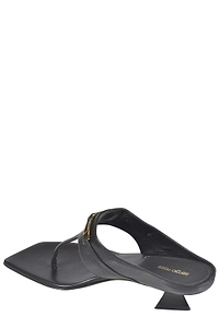 Sergio Rossi Square-Toe Heeled Sandals