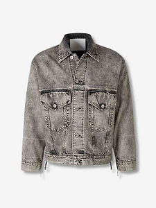 Setchu Removable Zip Detail Denim Jacket