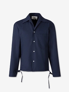 Setchu Tie Detailed Plain Casual Shirt