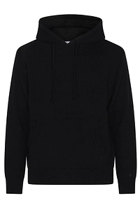 Seven Gauge Drawstring Knitted Hoodie