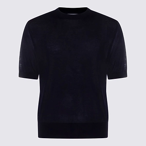 Fine Knit Short-Sleeve T-Shirt
