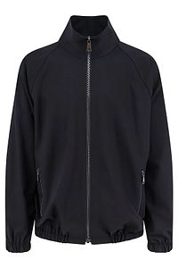 Seven Gauge High Collar Zip Jacket
