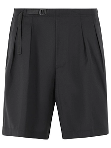 Seven Gauge Pleated Bermuda Shorts