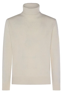 Seven Gauge Roll-Neck Knitted Jumper