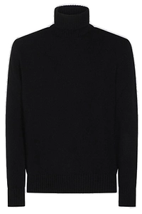 Seven Gauge Roll-Neck Knitted Jumper