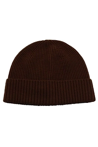 Seven Gauge Turn-Up Brim Ribbed Beanie
