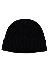 Seven Gauge Turn-Up Brim Ribbed Beanie