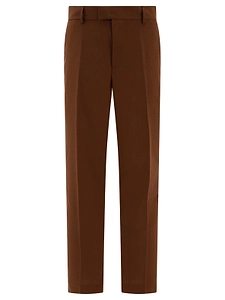 SÉFr Pleated Straight-Leg Trousers