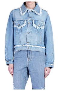 SÉFr Sydney Distressed Denim Jacket