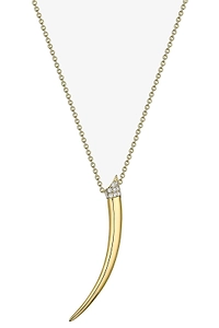 Sabre Diamond Pavé Necklace