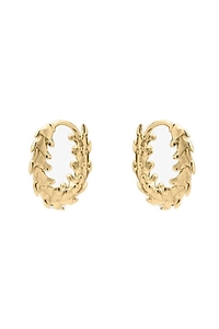 Serpent's Trace Mini Hoop Earrings