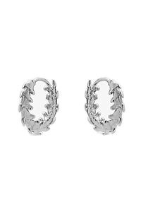 Serpent's Trace Mini Hoop Earrings