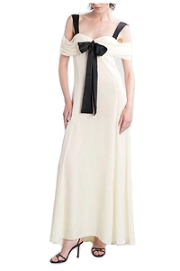 ÉLodie Bow-Detail Sleeveless Dress