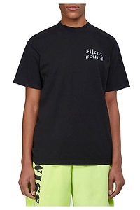Silent Sound Reflective-Logo Crewneck T-Shirt