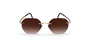 Silhouette Cabrillo Geometric Frame Sunglasses
