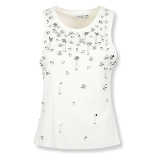 Simkhai Embellished Sleeveless Top