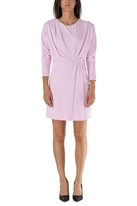 Simkhai Tasha Long-Sleeved Draped Mini Dress