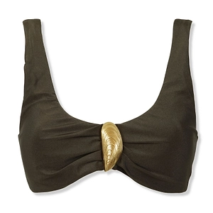 Simkhai Veyra Shell Bikini Top