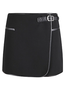 Simkhai Wrapped Mini Skirt