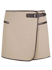 Simkhai Wrapped Mini Skirt
