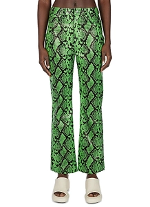 Simon Miller Natty Printed Straight-Leg Pants