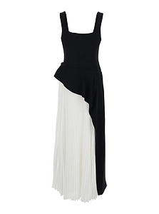 Zayla Pleated Panel Dress