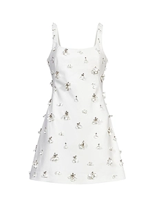 Ziva Embellished Mini Dress