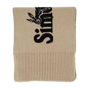 Simone Rocha Beaded Logo Intarsia Scarf