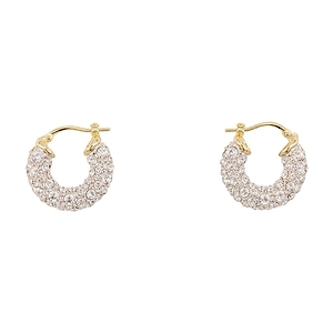Simone Rocha Crystal Hoop Earrings