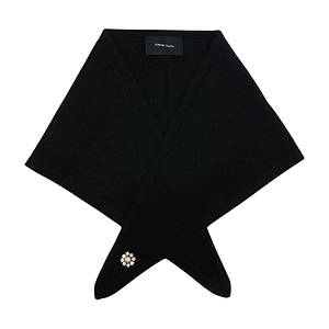 Simone Rocha Embellished Cashmere Neckerchief