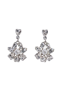 Simone Rocha Embellished Flower Earrings