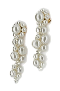 Faux-Pearl Drop Earrings