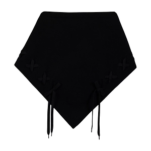 Simone Rocha Lace-Up Neckerchief Scarf