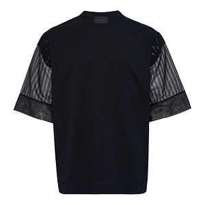 Simone Rocha Trapped Lace Patchwork T-Shirt