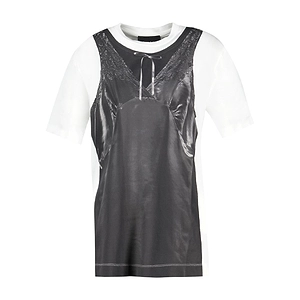 Simone Rocha Trompe L’Oeil Patchwork T-Shirt