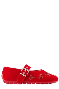 Simone Rocha Turbo Embellished Ballet Flats