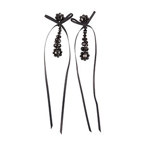 Simone Rocha Victorian Drip Ribbon Earrings