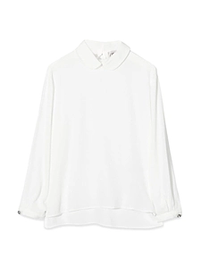 Simonetta Long Sleeve Collared Top