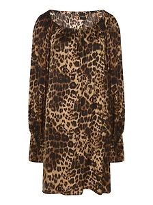 Simonetta Ravizza Animal-Print Mini Dress