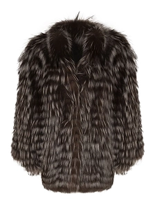 Simonetta Ravizza Striped Fur Coat