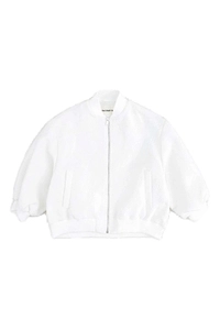 Simonetta Wide Jacquard Bomber Jacket