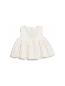 Simonetta Sleeveless Flared Top