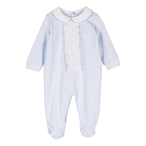 Siola Smock Stitching Long-Sleeved Onesie