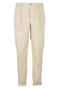 Slacks Pleated Technical Pants